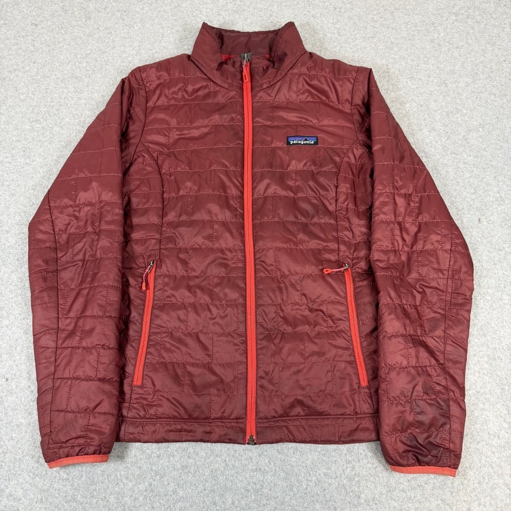 Patagonia Nano Puff Jacket Womens Small Red Gorpcore Outdoors Hiking